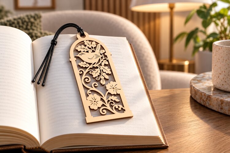 Wildflower Garden Bookmark Laser Cut SVG PNG wildflower example image 1
