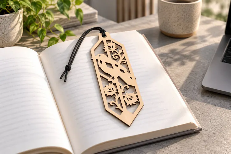 Owl Floral Pointed Bookmark Laser Cut SVG PNG owl pointed