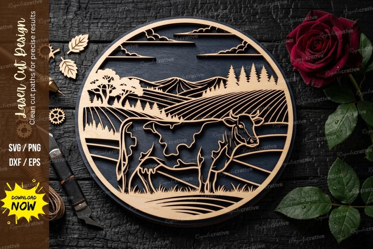 Wild Horses Frame laser Cut svg Cutting file horse svg