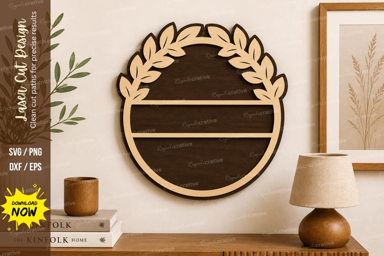 Leaf Wreath Svg Image 2