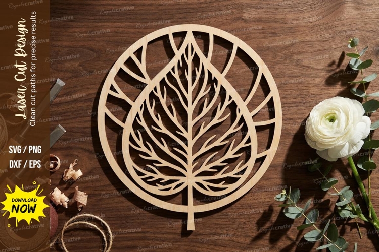 Tree of Life Wooden Wall Clock | Laser Cut Nature Decor