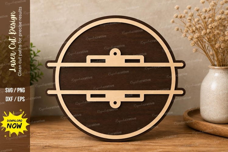 Circle Frame SVGs Image 5