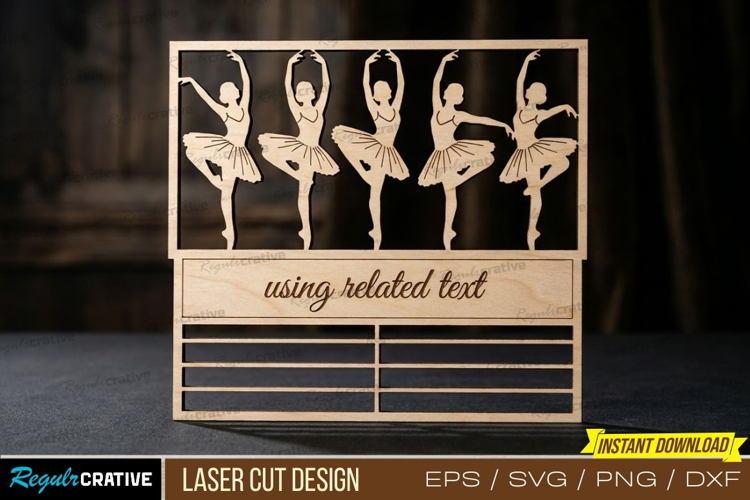 Ballet Dancers Laser Cut, Ballet Dancers Laser Cut Design