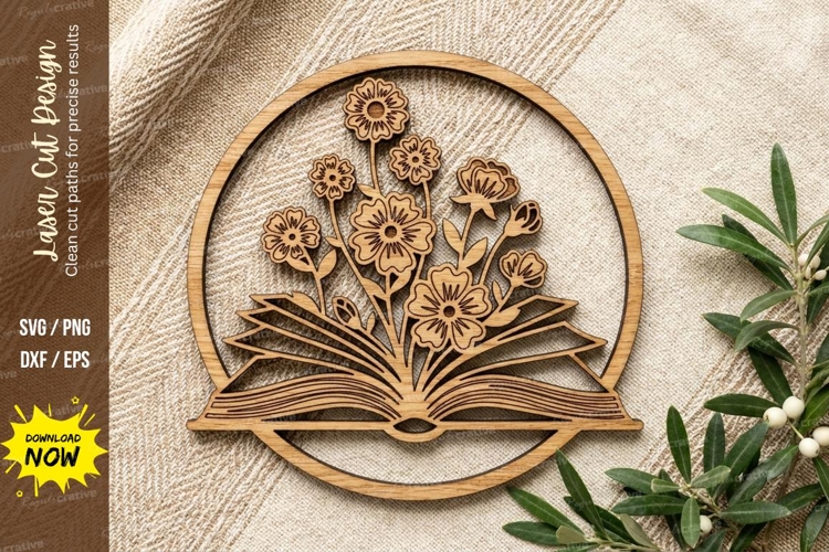Floral Arch Frame Laser Cut, floral svg, flower frame svg