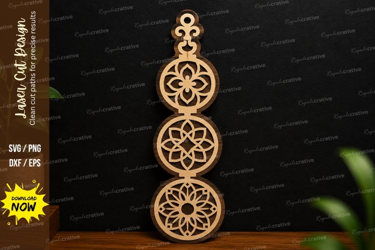 Decorative Arch Window SVG | Elegant Laser Cut Hanging Frame example image 1
