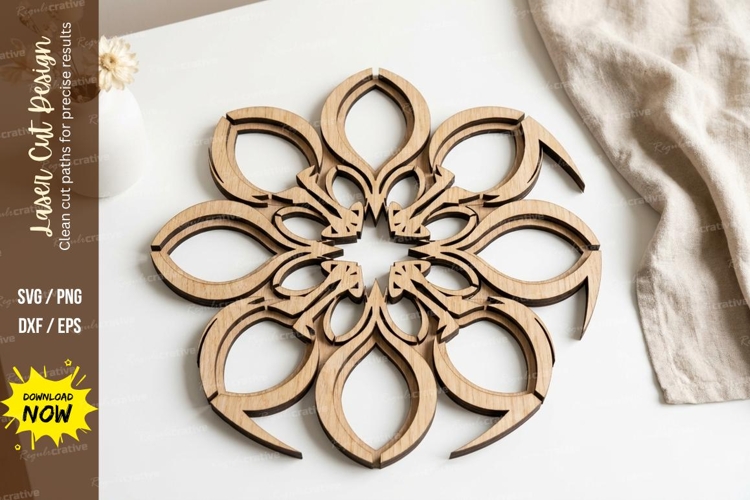 Flower Mandala SVGs Image 3