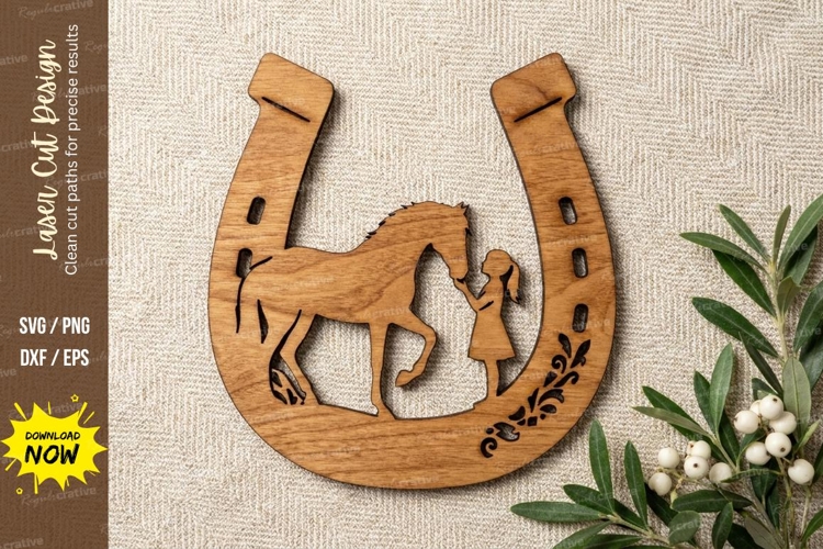 Horse Shoe Frame Laser Cut, horse svg, horseshoe svg, farm