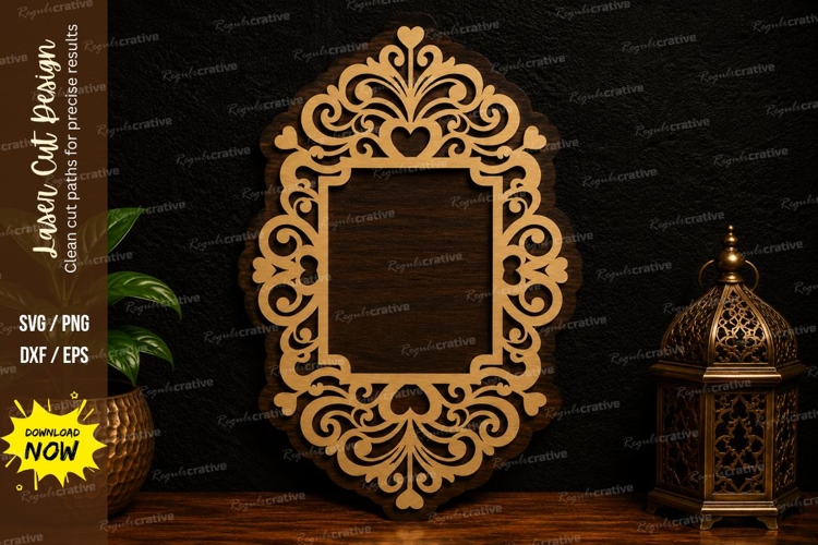 Floral Svg Border Image 6