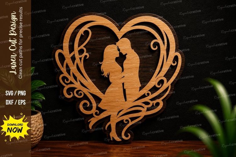 Couple Silhouette Image 19