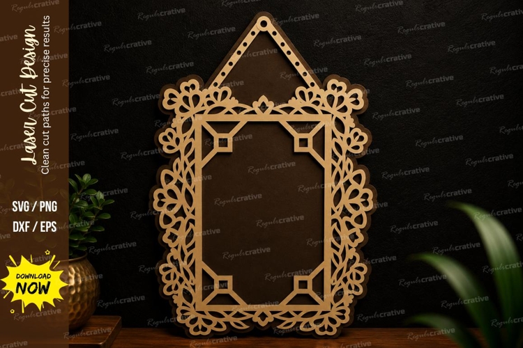 Floral Svg Border Image 20
