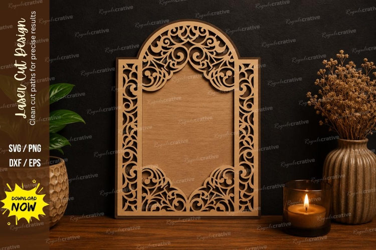 Floral Svg Border Image 14