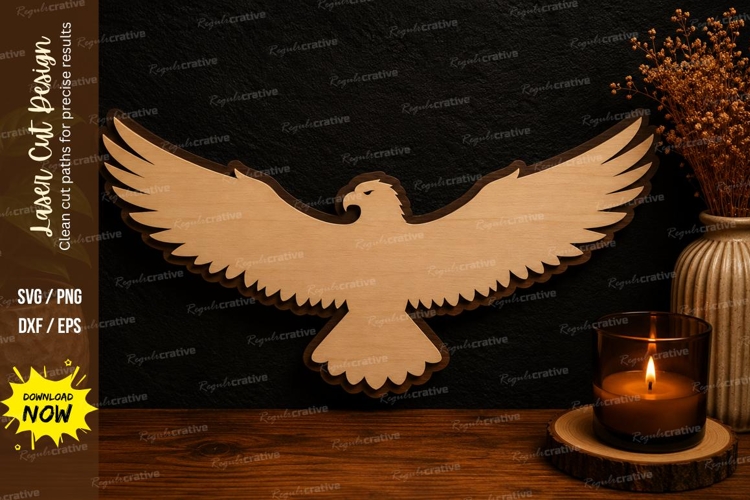 Flying Eagle Svg