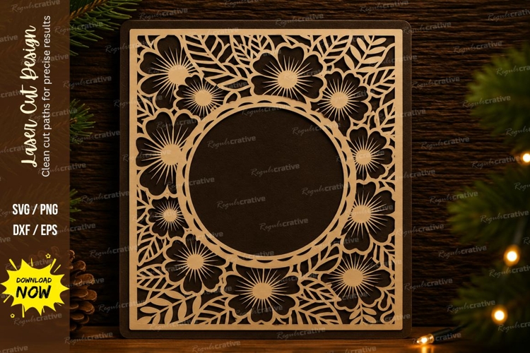 Floral Svg Border Image 20