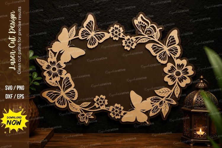 Floral Wreath Svg Image 21