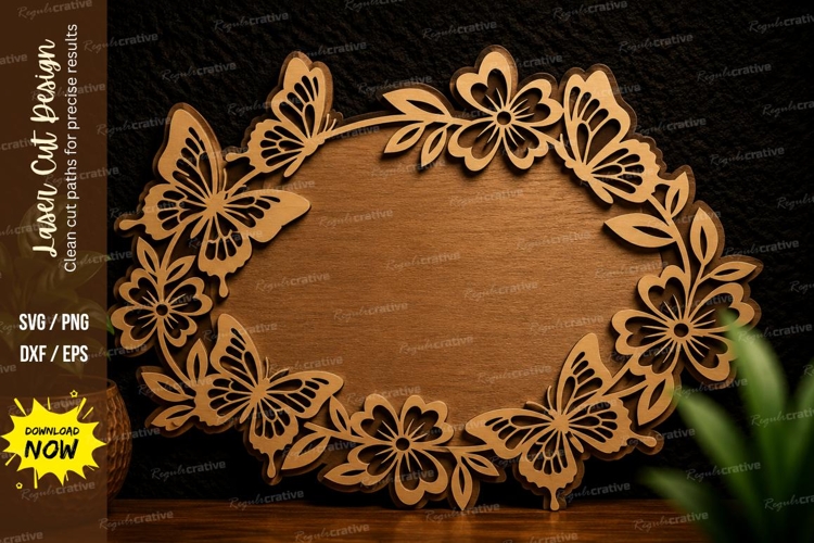 Floral Wreath Svg Image 20