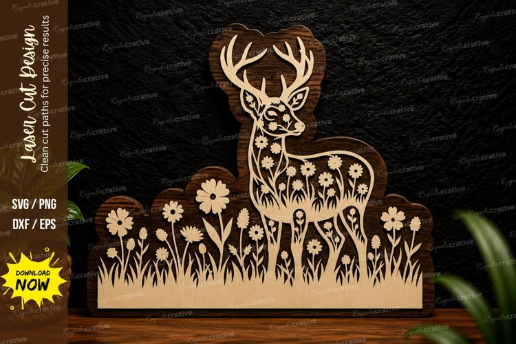 Deer Scene SVGs