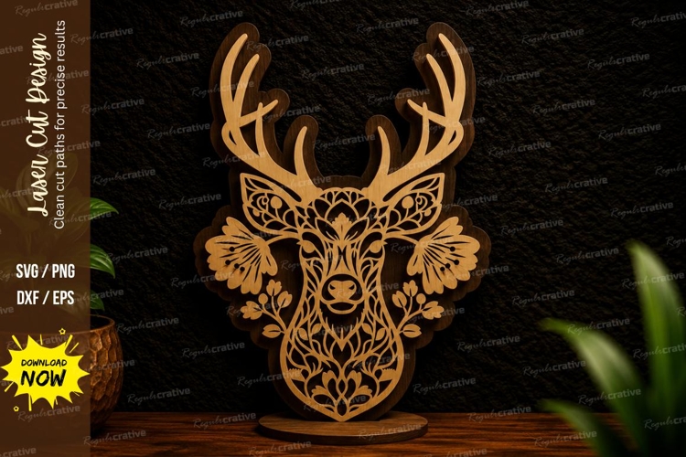 Deer Head SVGs Image 11