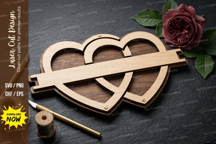 Infinity Heart Name laser Cut svg Cutting file infinity hear