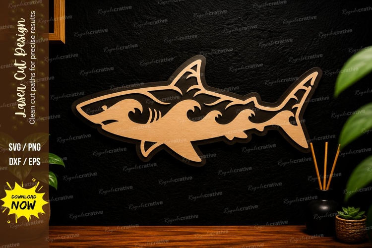 Shark Silhouette Image 2