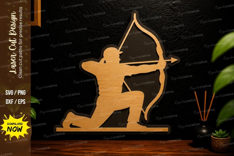 Archer Hunter Laser Cut Svg Design archer svg, hunter archer