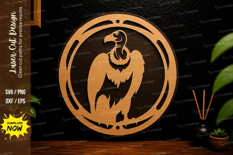 Eagle Circle Emblem Laser Cut Svg Design eagle svg, eagle