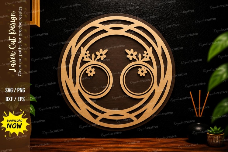 Floral Circle Svg Image 17