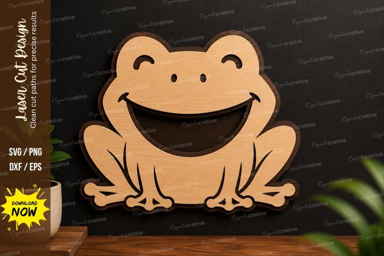 Cute Frog Svg Image 4