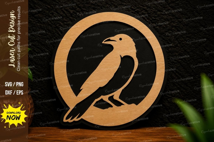 Bird Circle Laser Cut SVG Design bird circle svg, bird