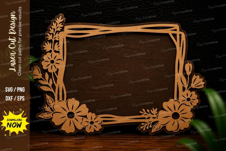 Flower Border SVGs Image 8