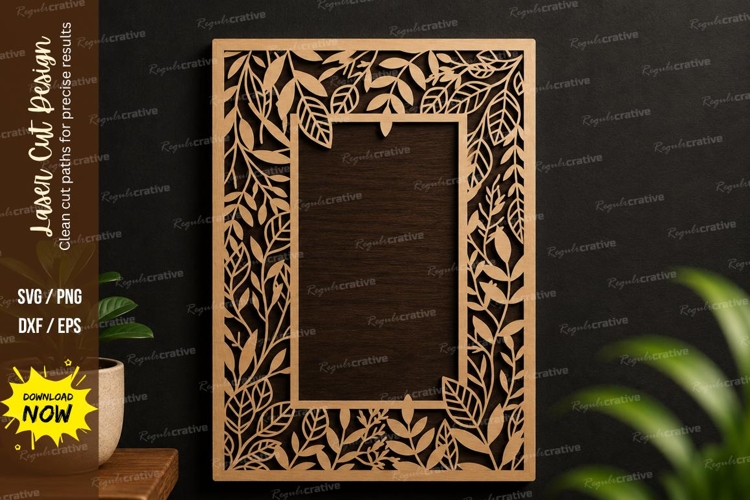 Floral Svg Border Image 3