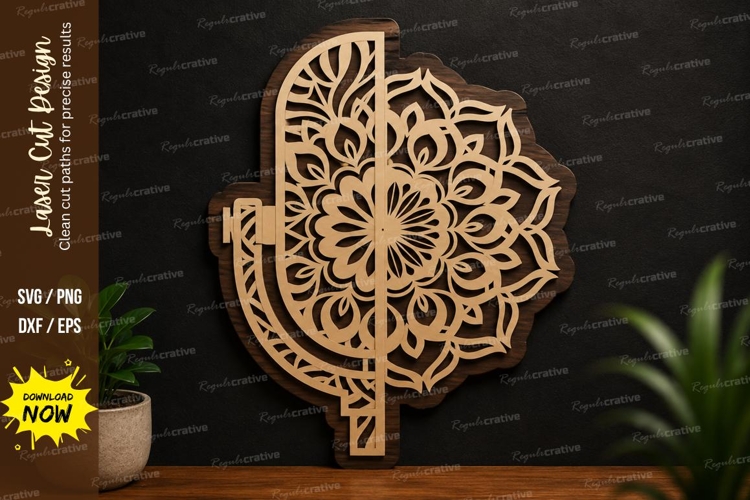 Half Flower Svg Image 21