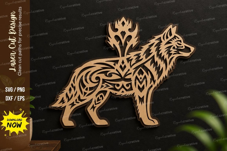 Wolf Silhouette Image 3