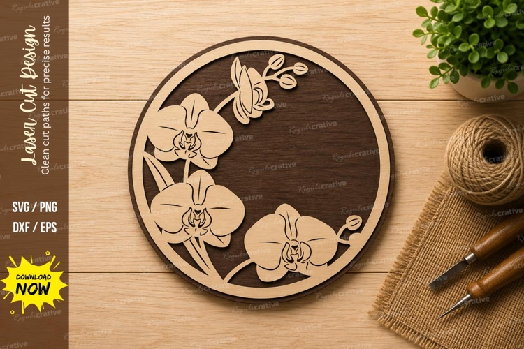 Floral Circle Svg Image 16