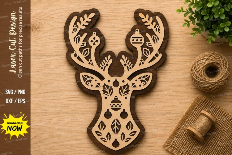 Deer Skull Svg Image 3