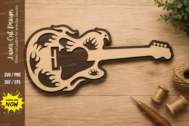 Guitar Outline Image 12