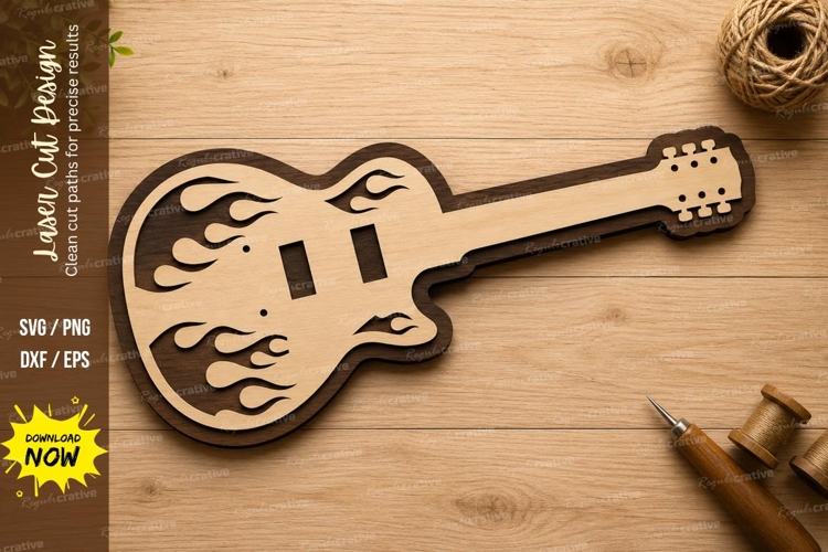 Acoustic Guitar Svg