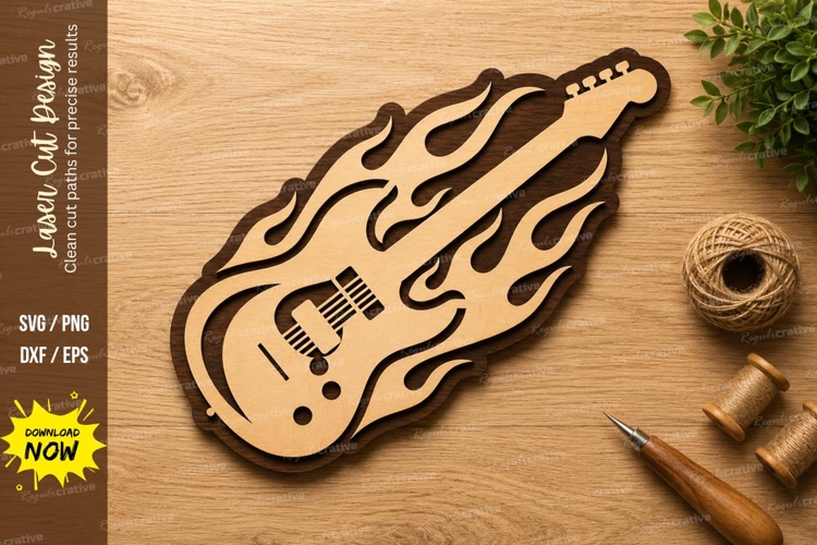 Electric Guitar Svg Image 21