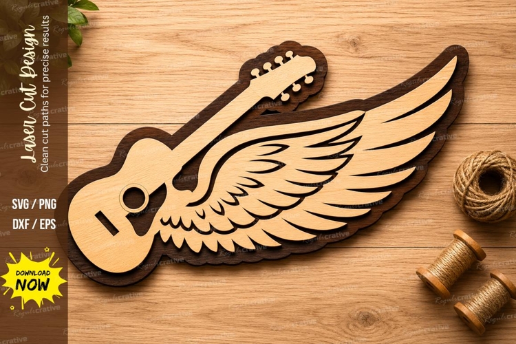 Acoustic Guitar Svg Image 21