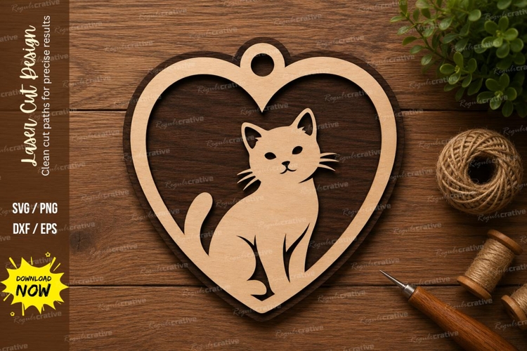Cat Ornament Svg Image 2