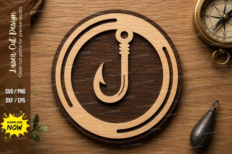 Fishing Hook Svg Image 9