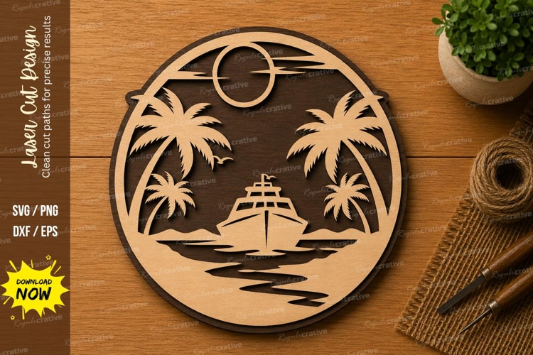 Beach Scene Svg Image 5