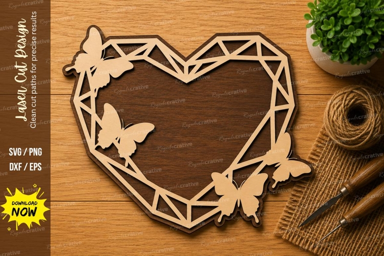 Butterfly Heart SVGs Image 2