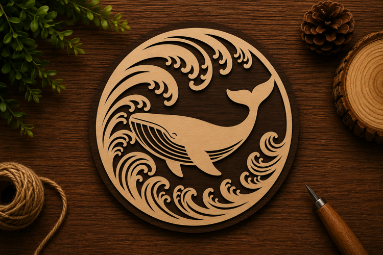 Whale Silhouette Image 3