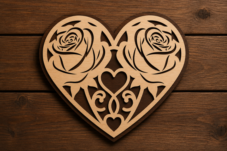 Floral Heart SVG Image 3