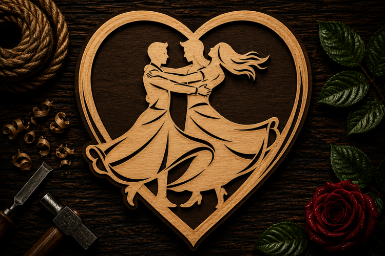 Wedding Couple Silhouette Image 19