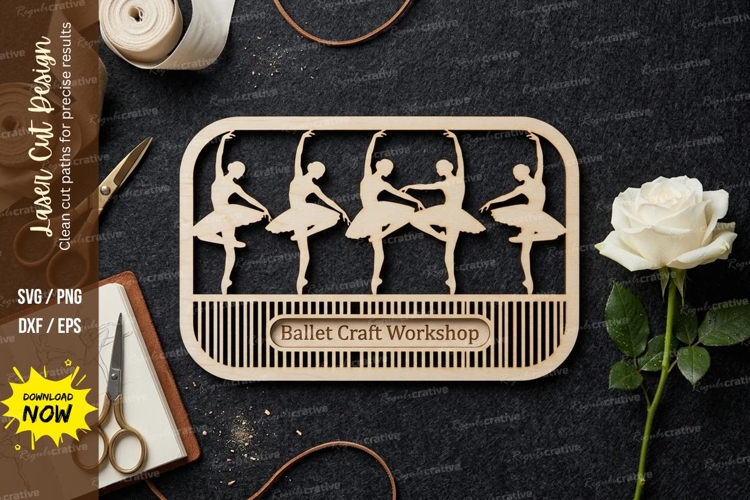 Dance Group Medal Holder SVG Laser Cut Design