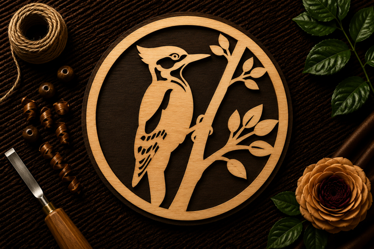 Bird on Branch SVGs Image 5