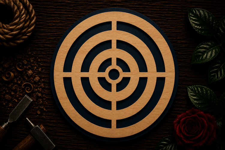 Target Bullseye Symbol Laser Cut SVG File target svg, bullse