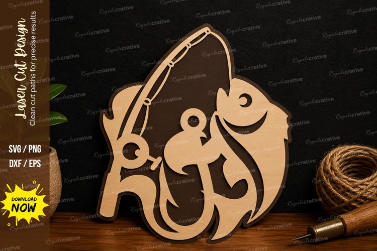 Fish Hook SVGs
