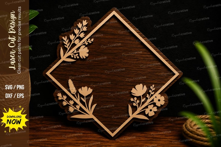 Flower Border SVGs Image 6